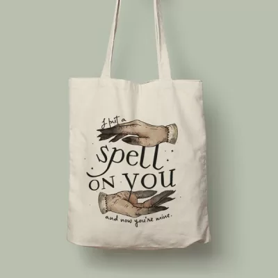 Tote bag de Algodón spell on you