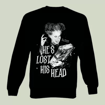 Sudadera algodón He's lost his head