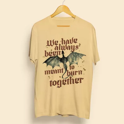 Camiseta algodón Burn together