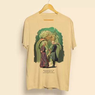 Camiseta algodón Daemon & Rhaenyra