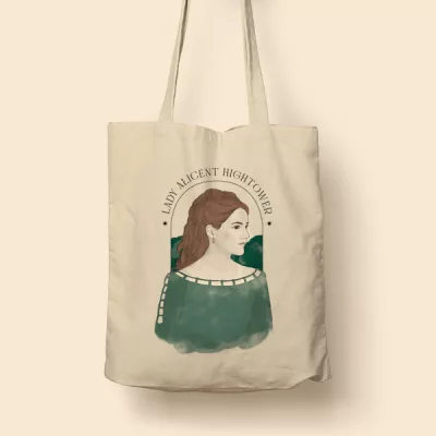 Tote bag de Algodón Lady Alicent