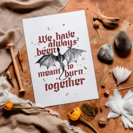 print-dragon-burn-together-double-project-3 Lámina Burn together