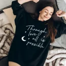 Sudadera Through love all is possible