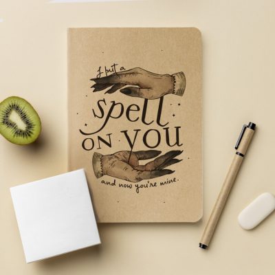Libreta cosida Spell on you