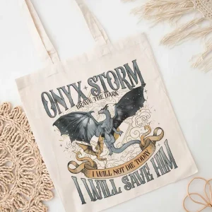 Tote bag Onyx Storm I will not die today