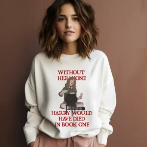 Sudadera without hermione harry would have died in book one