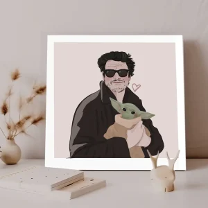 Lámina Pedro & Grogu