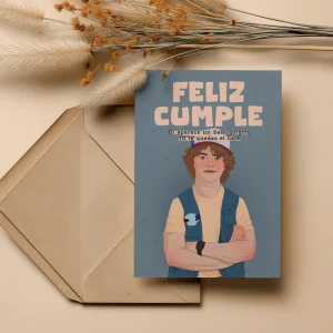 Tarjeta de Cumpleaños Dustin